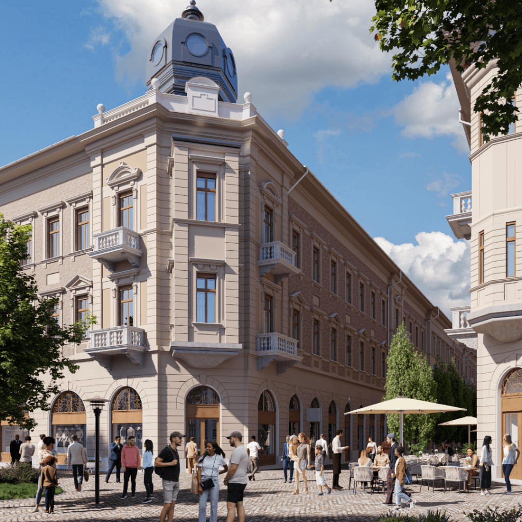 Simonffy bérpalota rekonstrukció Debrecen