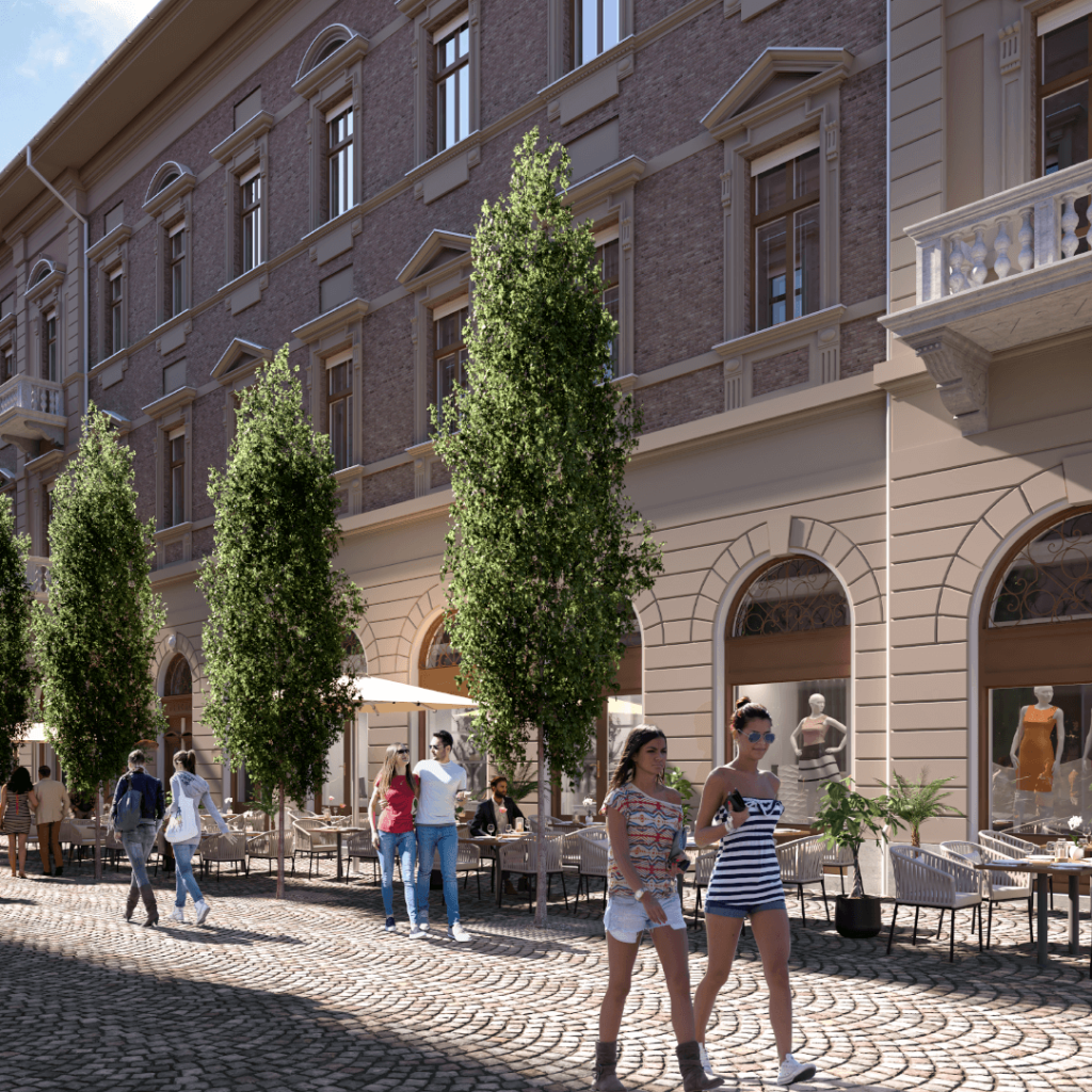 Simonffy bérpalota rekonstrukció Debrecen