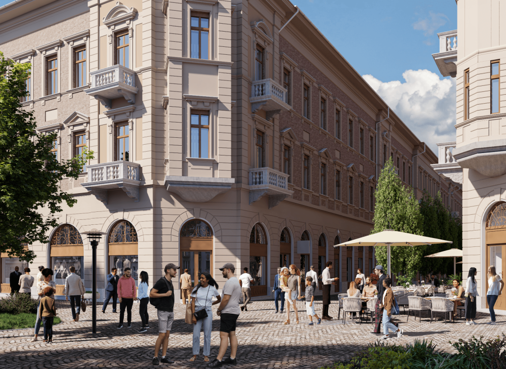 Simonffy bérpalota rekonstrukció Debrecen