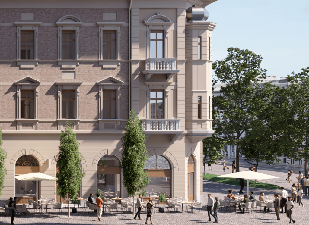 Simonffy bérpalota rekonstrukció Debrecen