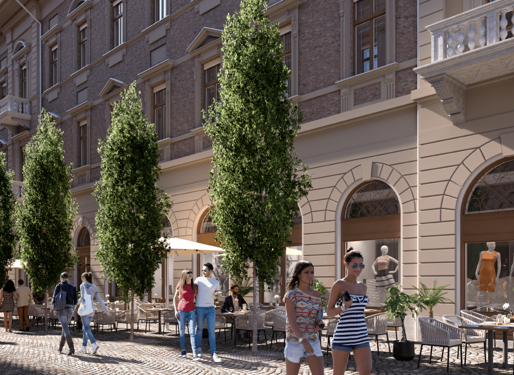 Simonffy bérpalota rekonstrukció Debrecen