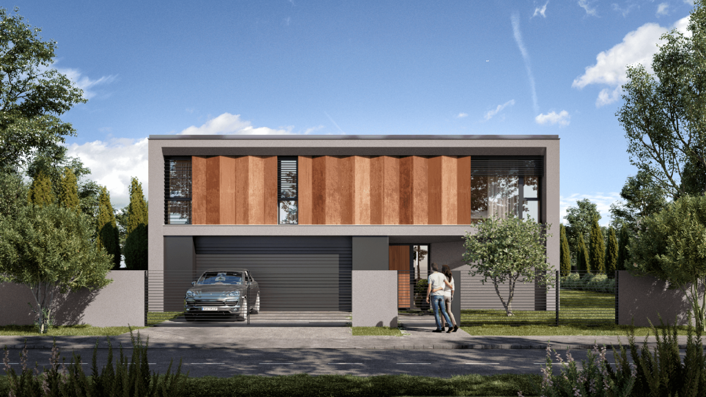 Liget-Átrium lakóház Debrecen