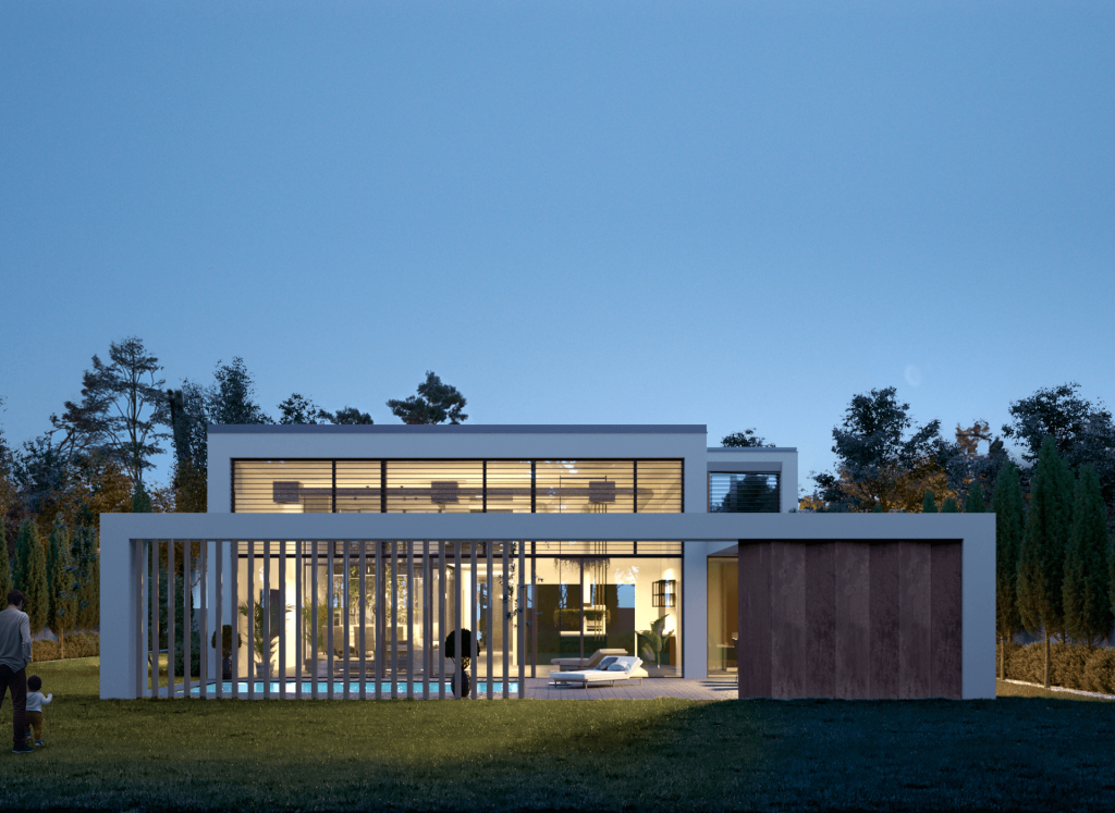 Liget-Átrium lakóház Debrecen