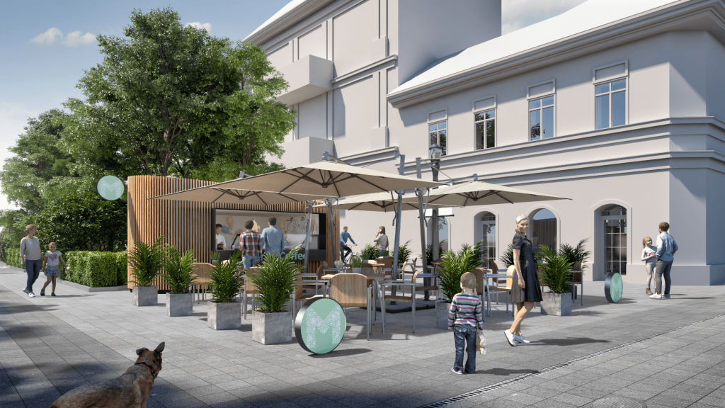 Kossuth tér pavilon Debrecen